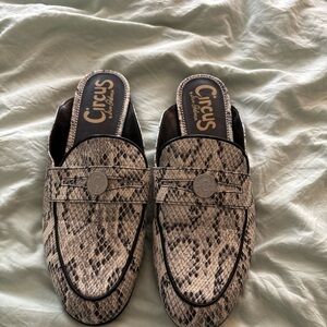 Circus by Sam Edelman Snake Print Loafers